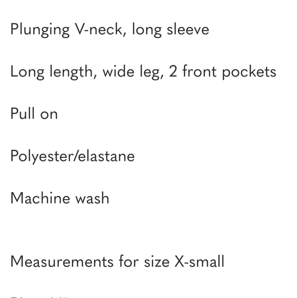 NWT FP Giselle Velvet Stretchy Wide Leg Jumpsuit Dark Combo Xs - Picture 16 of 17